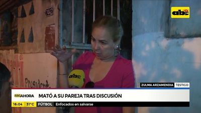 Mató a su pareja tras discusión - ABC Noticias - ABC Color