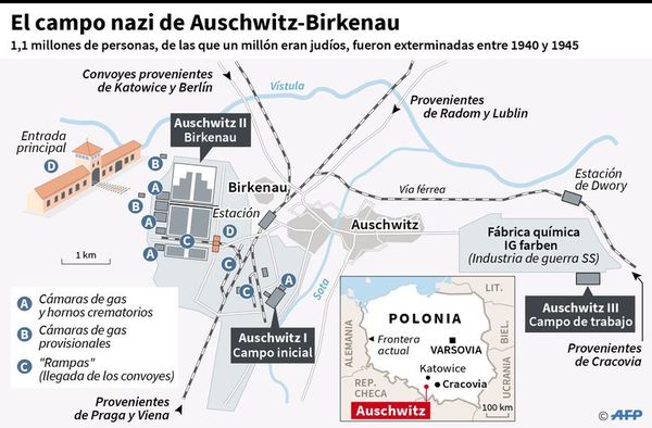 Merkel visita Auschwitz y rinde homenaje a víctimas de nazis - Internacionales - ABC Color