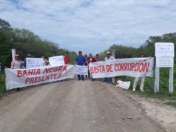 Pobladores de localidades de Alto Paraguay se manifiestan por aislamiento