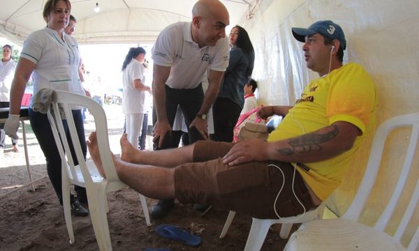 Más de 4.000 fieles ya recibieron asistencia médica
