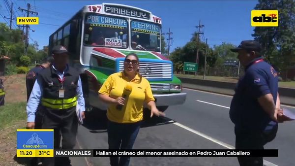 Caminera realiza controles en ruta PY 02 - ABC Noticias - ABC Color