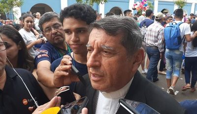 Obispo de Caacupé dijo que le tomó de sorpresa la presencia de Mario Abdo