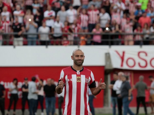 Mascherano fue presentado como jugador de Estudiantes