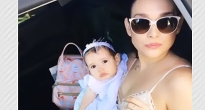 El bautismo de la hija de la actriz Lali González