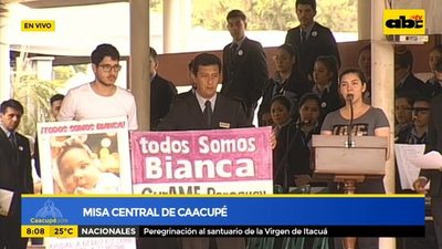 Padres de Bianca claman por la vida ante la Virgen - ABC Noticias - ABC Color