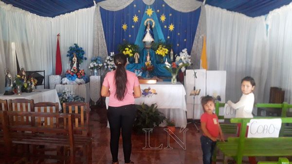 Festividad mariana también se vive en San Pedro
