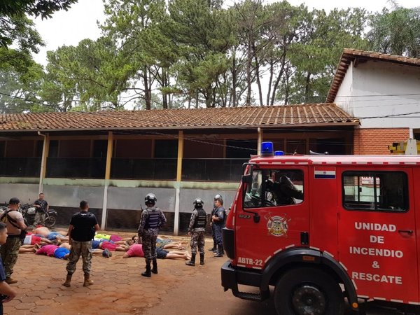 Detenido provoca incendio en celda de jefatura policial de CDE