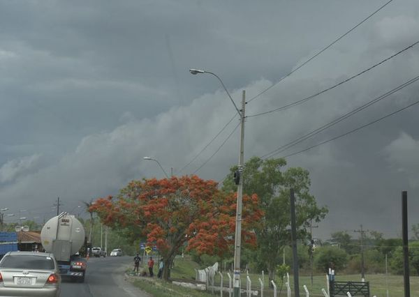 Alertan por lluvias, tormentas y posible tiempo severo - Nacionales - ABC Color