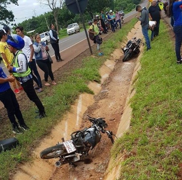 Choque frontal entre motocicletas deja un fallecido en Mallorquín