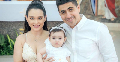 La hija de Lali ya es cristiana