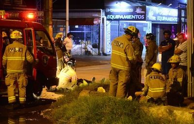Choque deja cinco heridos en Fernando de la Mora - Nacionales - ABC Color