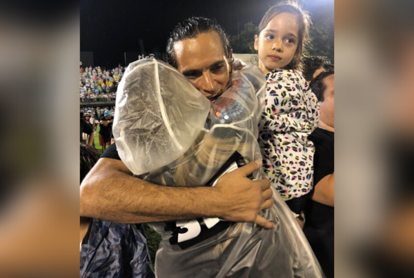 La tierna felicitación de Giselle a Roque, tras ganar el campeonato