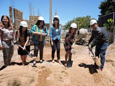Palada inicial para construcción de Juzgado de Paz