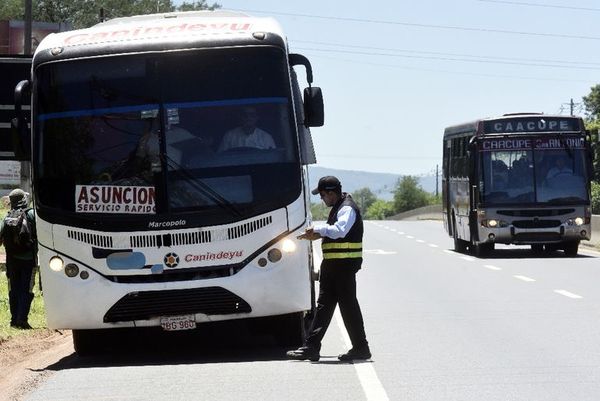 Caacupé: sancionan a transportistas por “inflar” el pasaje y circular sin permiso - Nacionales - ABC Color