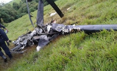 Helicóptero cae en una estancia en Itakyry