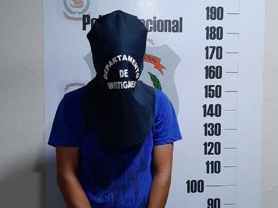 Capturan a sospechoso del crimen de un adolescente en Asunción