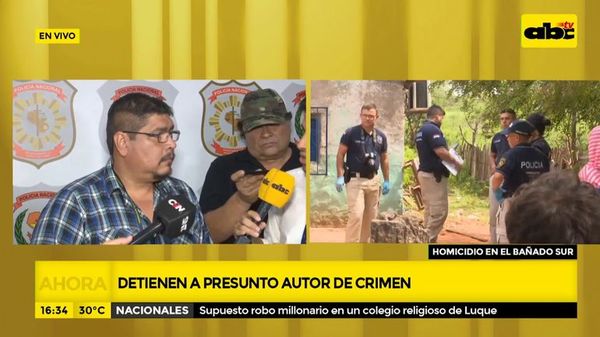 Detienen a presunto autor de crimen - ABC Noticias - ABC Color
