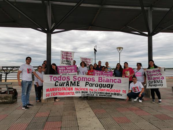 'Curame Paraguay, Todos somos Bianca', Campaña que pide ayuda a ciudadanía para salvar a niña que necesita costoso tratamiento
