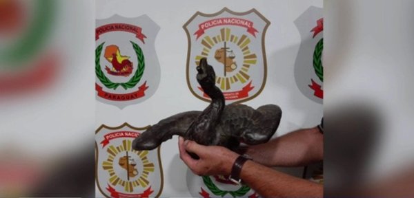 Recuperan escultura de hierro histórica que fue robada | Noticias Paraguay
