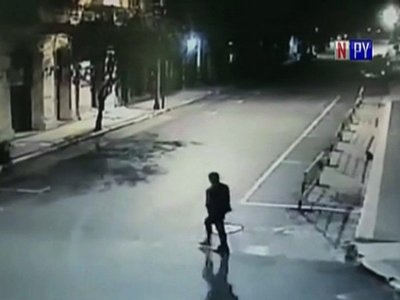Tres aprehendidos por disparo al aire frente a Vicepresidencia