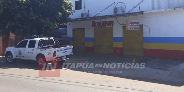 MILLONARIO HURTO EN UNA FERRETERÍA EN KA’AGUY RORY