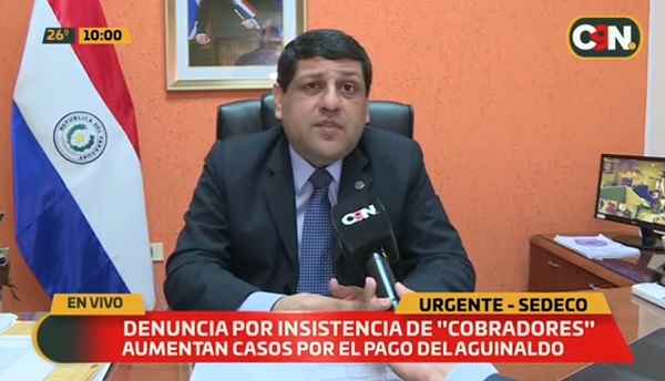 Sedeco anuncia sanciones para empresas que acosan a sus deudores