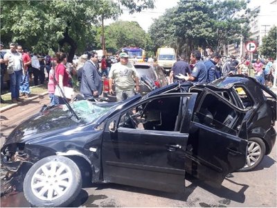 Accidente de tránsito con derivación fatal en CDE