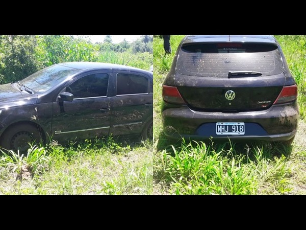 HALLAN VEHICULO ABANDONADO EN ITA PASO.