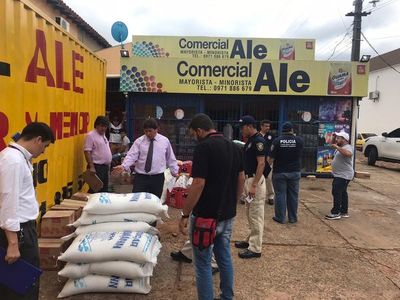 Fiscalía incautó mercaderías presumiblemente de contrabando