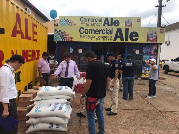 Fiscalía incautó mercaderías presumiblemente de contrabando