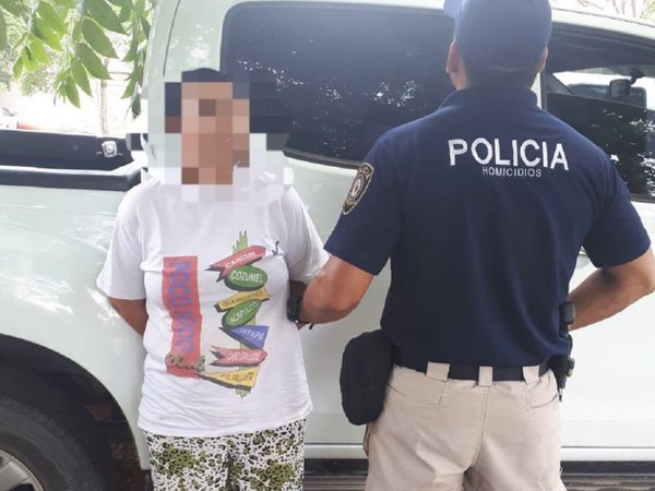 Cae principal sospechosa del crimen de su pareja en Isla Pucú