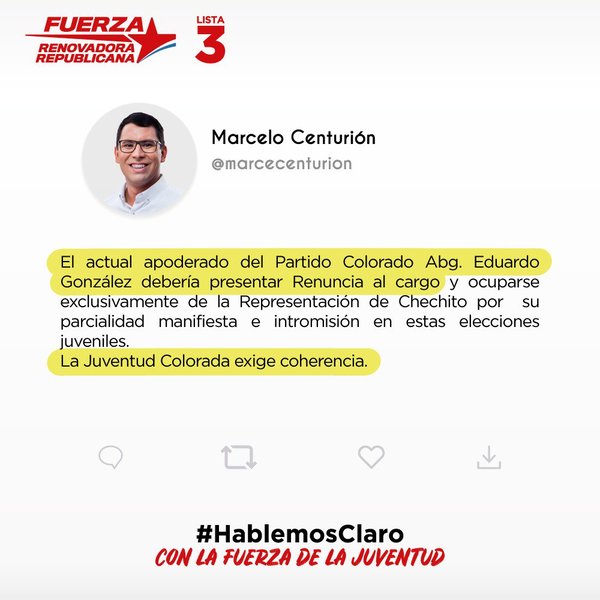 Elecciones juveniles de la ANR: sin fecha, suspendidas hasta el momento pero con un responsable - Informate Paraguay