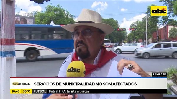 Servicios de municipalidad no son afectados - ABC Noticias - ABC Color