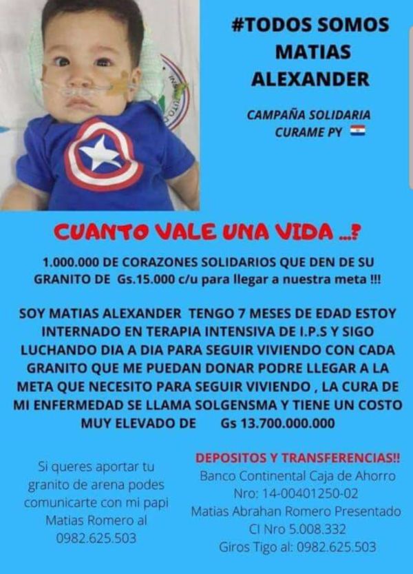 “Niegan medicamento a mi hijo”, denuncia padre de Matías - Nacionales - ABC Color