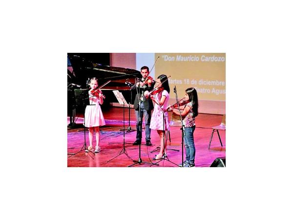 Festival musical juvenil en el Teatro Agustín Pío Barrios