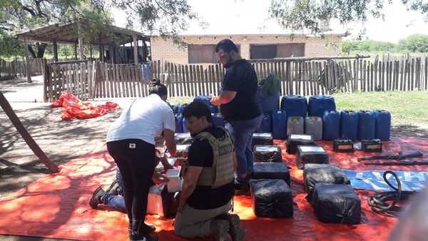 Incautan 300 kilos de cocaína en operativo conjunto en Presidente Hayes | .::Agencia IP::.