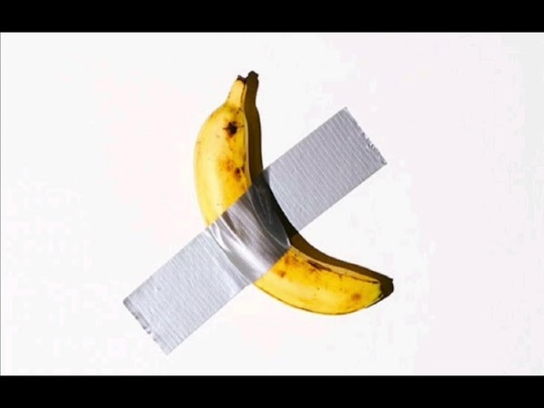 UNA BANANA PEGADA A LA PARED ES VENDIDA POR USD 120.000