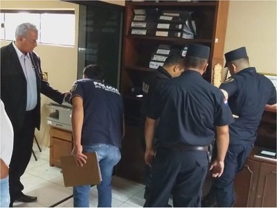 Hurtan notebooks y televisor de la Junta Departamental de Amambay