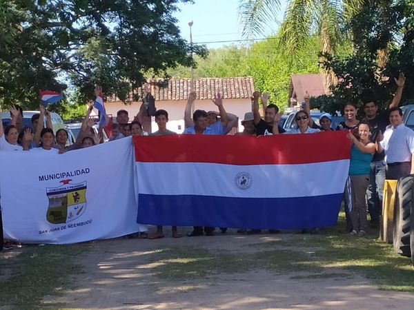 Sanjuaninos festejan llamado a licitación para construcción de camino - Nacionales - ABC Color