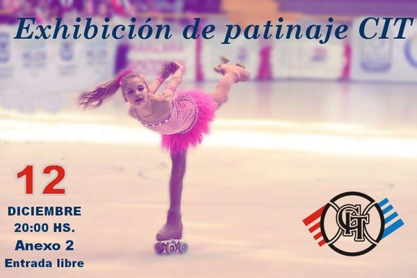 Exhibición de patinaje artístico en el CIT