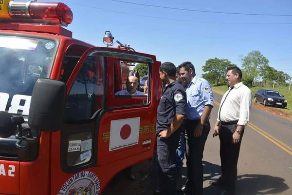 Bomberos de Santa Maria recibieron un nuevo carro hidrante - Digital Misiones