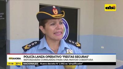 Policía lanza operativo “Fiestas seguras” - ABC Noticias - ABC Color