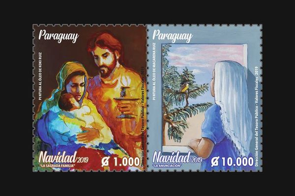 Dinacopa lanzó dos nuevos sellos alusivos a la Navidad - Nacionales - ABC Color