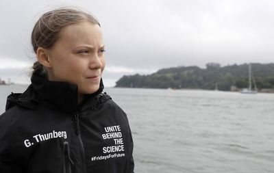 Thunberg, personaje de la revista Time