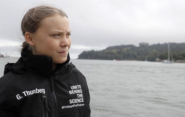 Thunberg, personaje de la revista Time