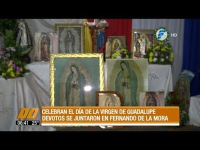 Celebran el Día de la Virgen de Guadalupe