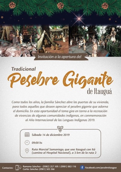 Habilitan tradicional pesebre gigante en Itauguá - .::RADIO NACIONAL::.