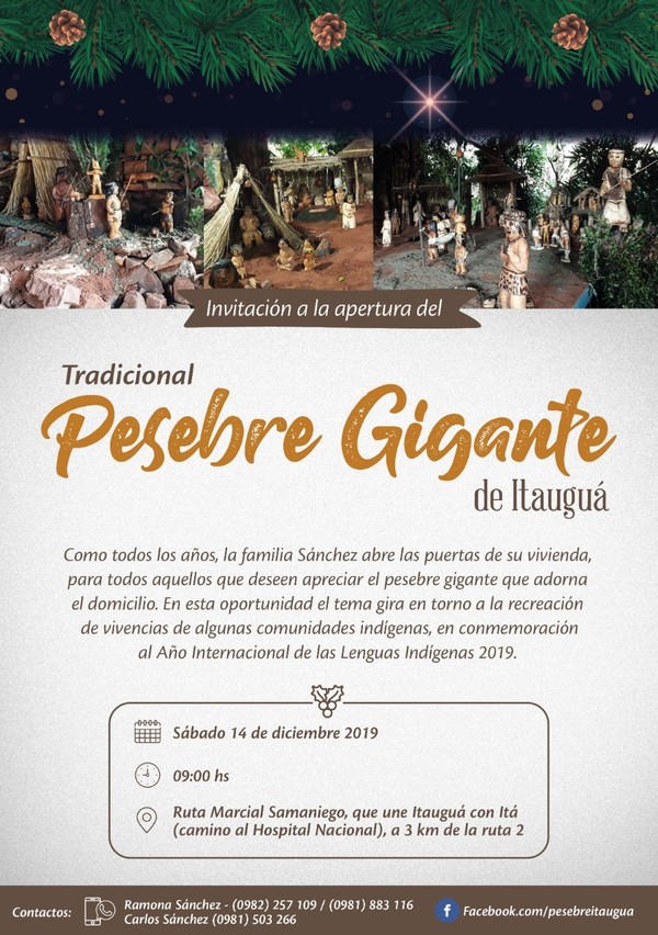 Habilitan tradicional pesebre gigante en Itauguá - .::RADIO NACIONAL::.