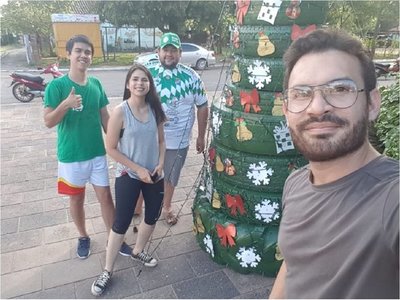 Villa Hayes recicla en la Navidad para enfrentar crisis de desempleo