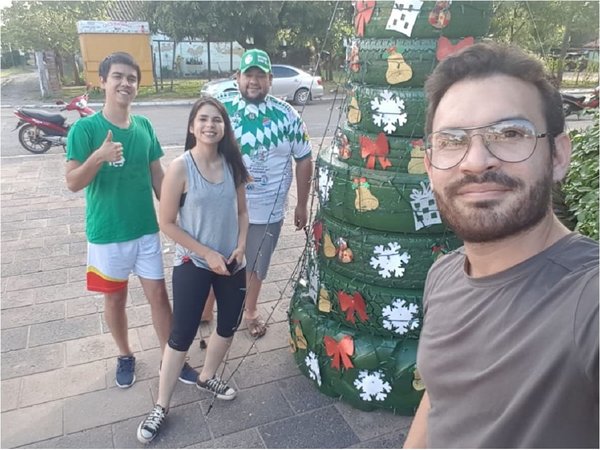 Villa Hayes recicla en la Navidad para enfrentar crisis de desempleo